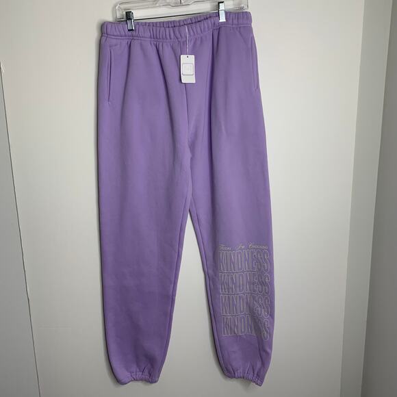 Mayfair Choosing Kindness Sweatpants Quarterzip Set Digital Lavender Purple M/L - Picture 6 of 16